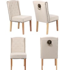 4 X Velvet Dining Chairs , 12