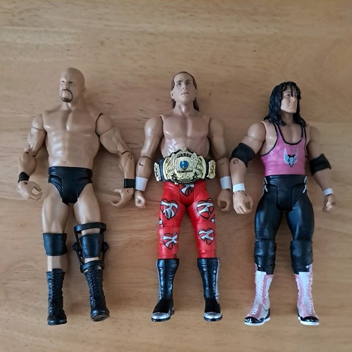 Wwe wrestling figures - wwe, 3x