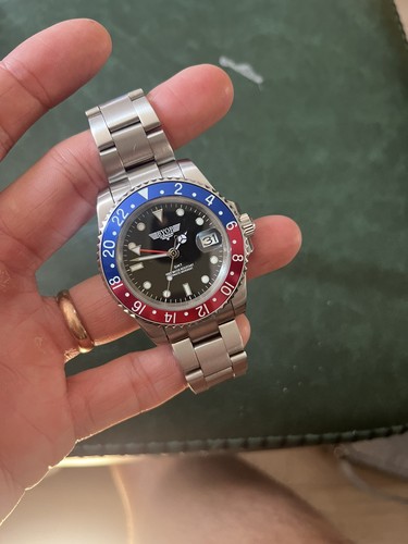 Automatic gmt watch - watch, pepsi