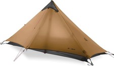 3FUL GEAR LANSHAN 1 - Trekking Pole Tent - Khaki, 3 & 4 season inners, footprint