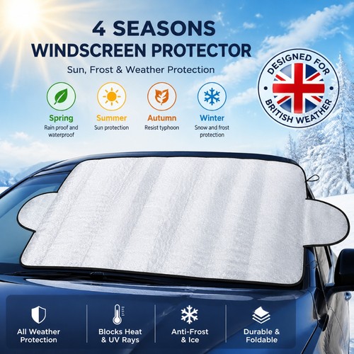 Car windscreen sun shade - car,