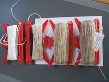 FOUR x Red D Shape Winder Line for Outdoor Sports Flying Kite and Wind Spinners