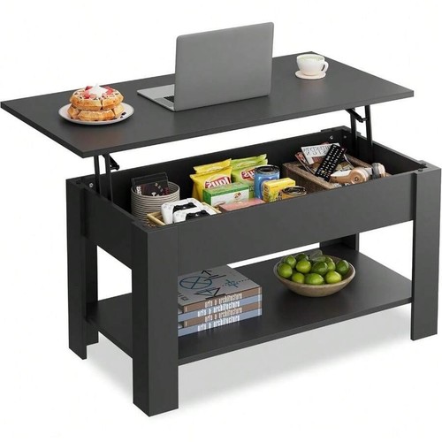 Black lift top - coffee, table