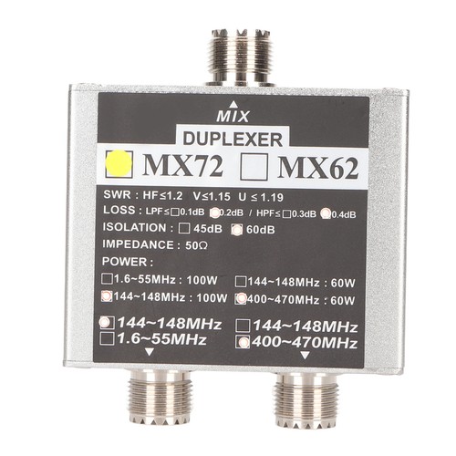 Mx72 ham antenna combiner - combiner, vhf