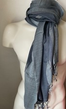 Scarf, Shades Of Grey & Silver