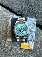 39mm Parnis Blue Dial Sapphire