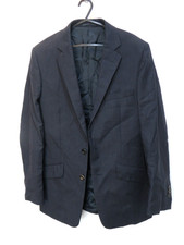 Aquascutum Navy Blue Textured