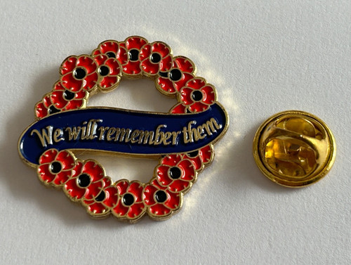 Poppy reef remembrance pin - poppy¹,