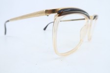 Vintage gold filled eyeglasses frames JULLIEN France Doublé Or Laminé mens M exc