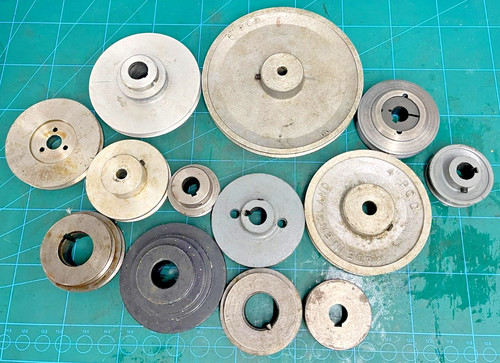 Used vee pulleys various - vee,