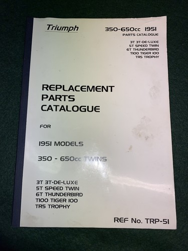 Triumph rrpkacement parts - triumph,