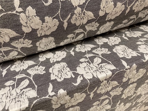 Floral jacquard spandex - floral,