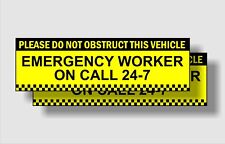 2x Emergency Worker on Call