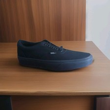 Brand New Boxed Mens Vans Doheny Canvas Trainers Black UK 9.5