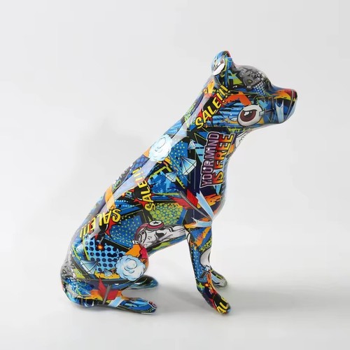 Staffordshire bull statue - staffordshire,