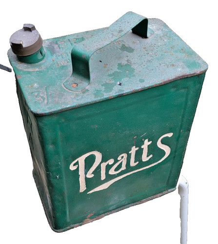 Vintage pratts gallon - gallon, petrol