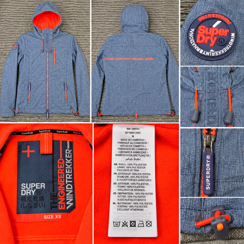 Superdry windtrekker hooded - windtrekker,