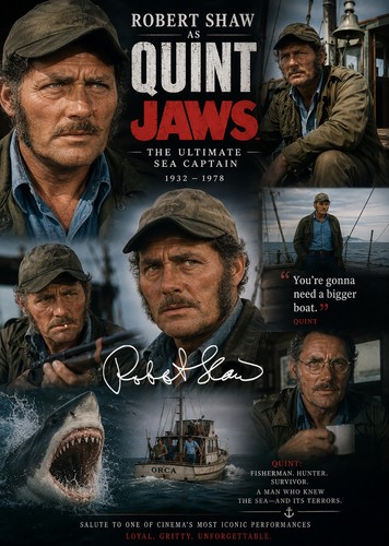 Robert shaw jaws signed pre - robert,