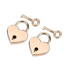 2Pcs/set Small Metal Heart