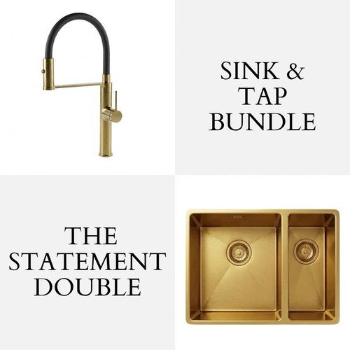 Brushed brass kitchen - brushed,