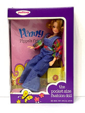 VINTAGE 1970'S PALITOY PIPPA DOLL FRIEND PENNY RED + ORIGINAL BOX