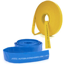Blue Yellow Layflat Pipes - PVC Water Hose Discharge Pump Lay Flat Irrigation