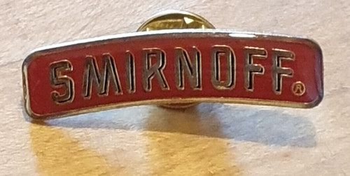 Smirnoff vodka novelty pin - novelty,