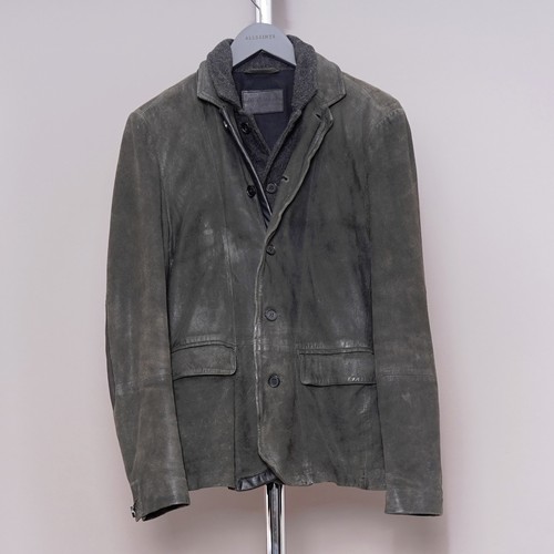 All saints leather blazer - saints,