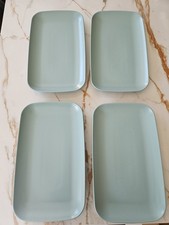 IKEA Plates Rectangle Blue X 4