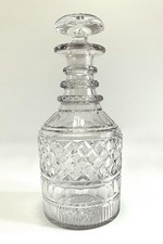 1811 - 1820 • Classic Regency Cut Glass Lead Crystal Decanter