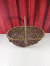 Vintage French Wicker Basket