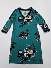 John Baner Women's Teal Floral