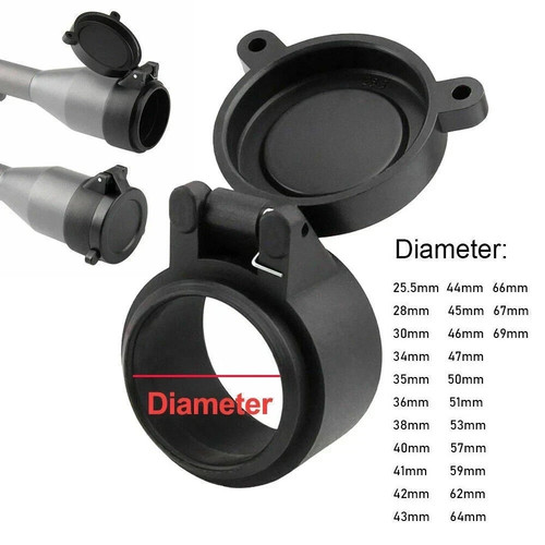Rifle scope lens - rifle, cover