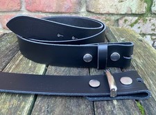 Black Real Leather Press