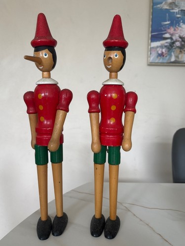 Vintage wooden pinocchio - vintage,