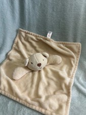 BHS Beige bear comforter blankie blanket soft huggy toy