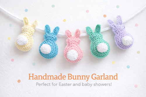 Bunny bunting handmade - , nursery