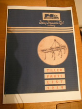 1949- 'FERGUSON' SPRING TINE CULTIVATOR/TILLER PARTS LIST (PHOTOCOPY)