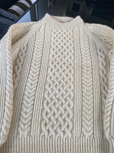 Fabulous hand knitted aran - fabulous,