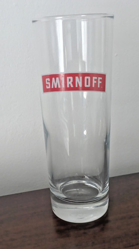 Smirnoff tall mixer glass - smirnoff,