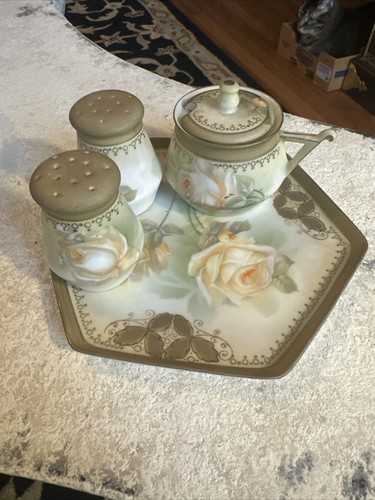 Antique german salt pepper - antique,