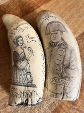 Scrimshaw Whale Tooth (Replica)