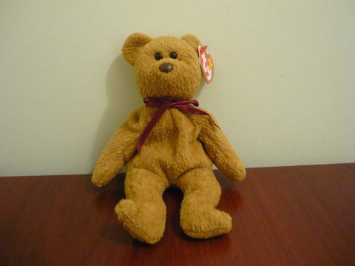 Beanie curly bear - beanie,