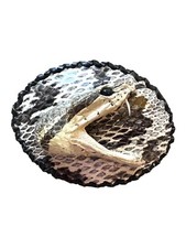 Original Rattle Snake  Cowboy Western Style Buckle Hebilla De Víbora Original