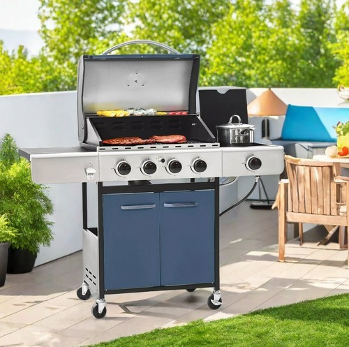 Burner side - +,
