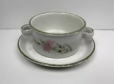 Midwinter Stonehenge Invitation Soup Coupe & Saucer Superb Condition