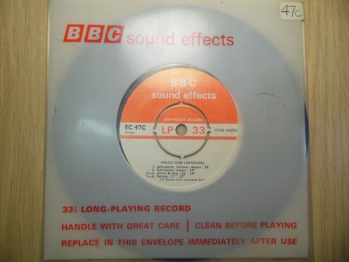 Bbc sound effects record - sound,