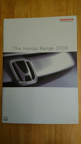 2003 honda range brochure - 2003,