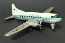 Vintage Tippco Airplane Tin Toy Tin Flyer Tipp & Co ACOH