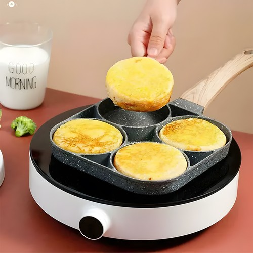 Hole frying pot pan - 4,
